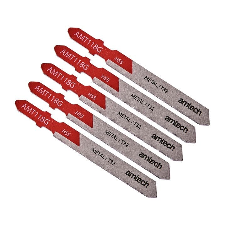 Amtech 5pcs. Metal Jigsaw Blade Set (AMT118G ) | ML Performance DIY & Power Tools