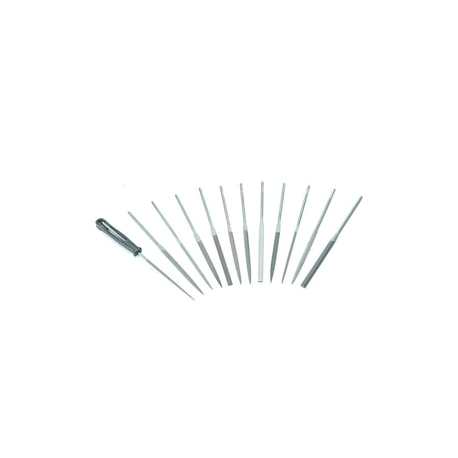 Bahco BAH472 2-472-16-2-0 Needle Set of 12 Cut 2 Smoot 160mm (6.2in) | ML Performance UK