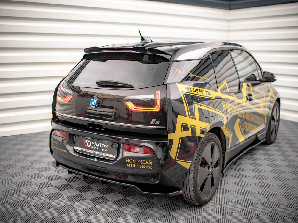 Maxton Design BMW I3 MK1 Facelift (2017-2022) Central Rear Splitter (vertical Bars)