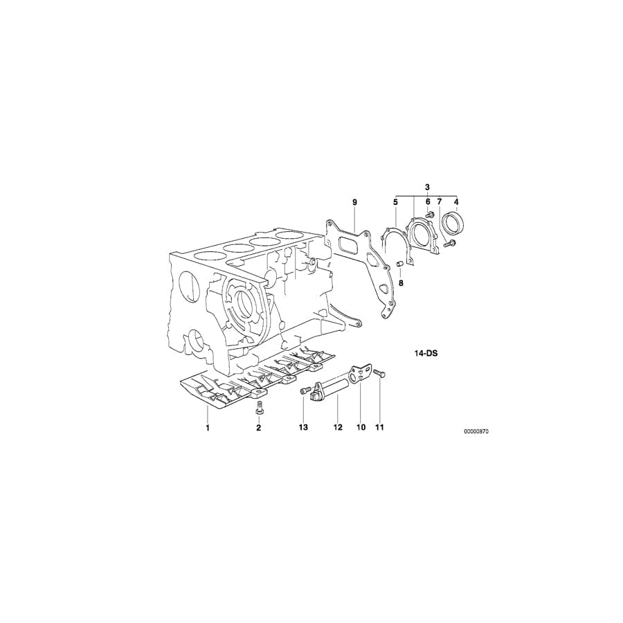 Genuine BMW 11112246703 E36 Gasket Set Engine Block Asbesto Free (Inc. 318tds) | ML Performance UK Car Parts