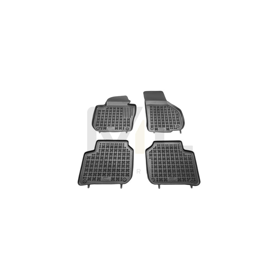 REZAW PLAST Tailored 200208 Floor mat set for SKODA SUPERB Elastomer, Front and Rear, Quantity: 4, Black | ML Performance Car Parts