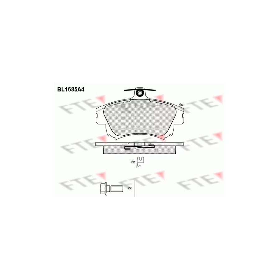 Fte BL1685A4 Brake Pad Set | ML Performance UK Car Parts