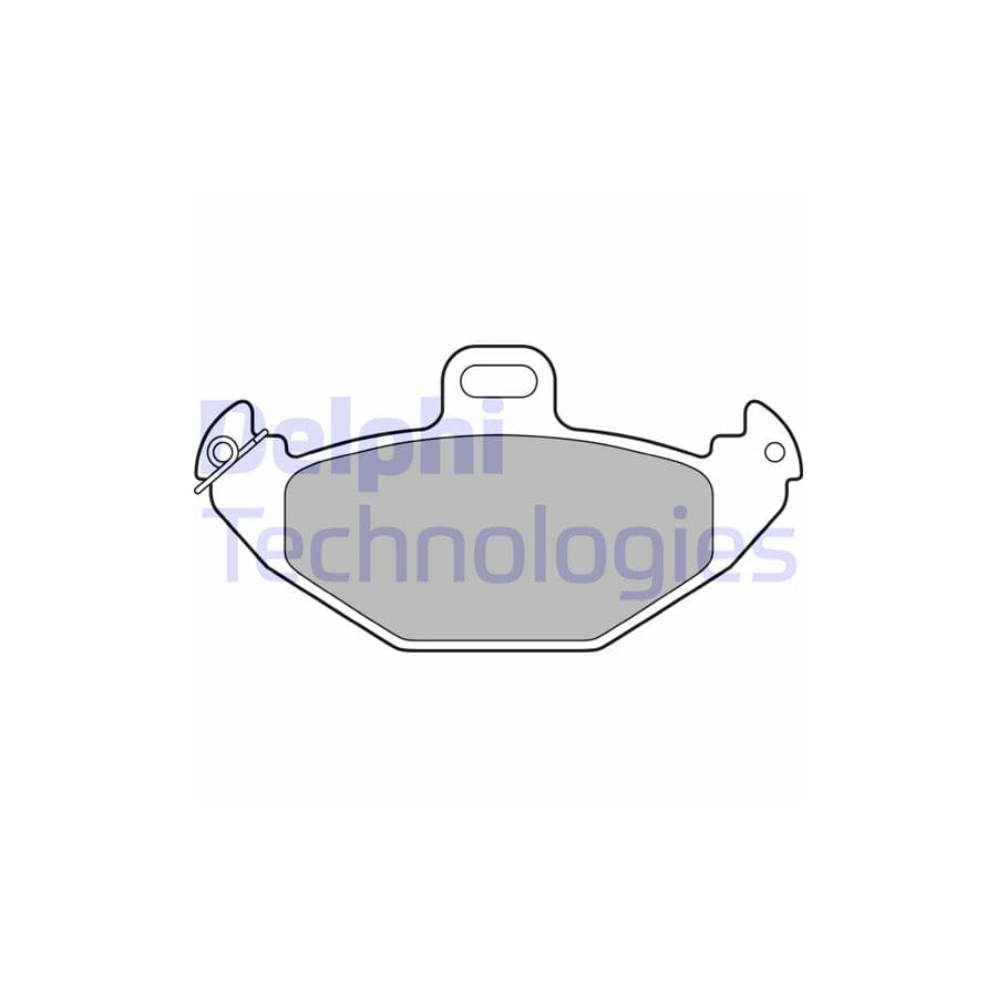 Delphi Lp1252 Brake Pad Set