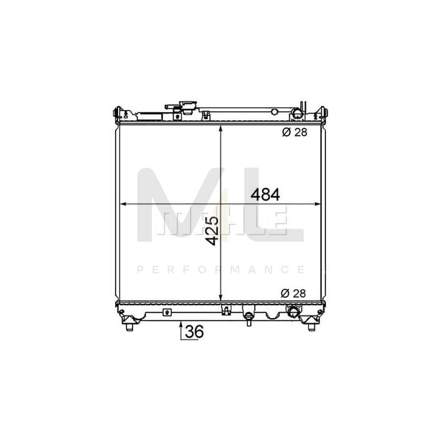 MAHLE ORIGINAL CR 466 000S Engine radiator for SUZUKI VITARA Brazed cooling fins, Manual Transmission | ML Performance Car Parts