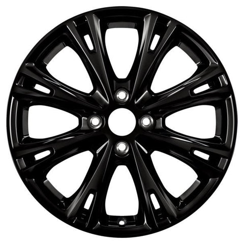 GENUINE FORD 2238231 x4 SET OF 4 FIESTA ALLOY WHEEL 17" 8-SPOKE DESIGN BLACK 2014 - 2019 | ML Performance UK