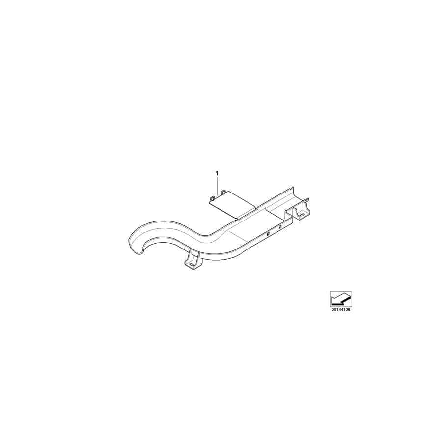 Genuine BMW 61136942907 E85 Wiring Duct, Seat Cross Member (Inc. Z4 2.5i, Z4 M3.2 & Z4 3.0i) | ML Performance UK Car Parts