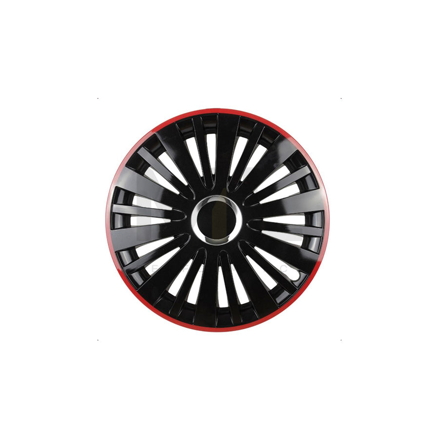 LEOPLAST FALCON RCP 15 Wheel trims 15 Inch Black/Red | ML Performance Car Parts