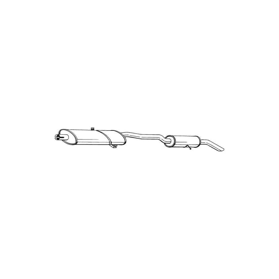 Bosal 286-145 Rear Silencer For Chrysler Voyager / Grand Voyager Iii (Gs)