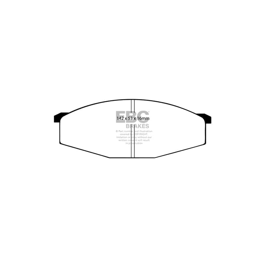 EBC PDKF1451 Nissan Cabstar Ultimax Front Brake Pad & Plain Disc Kit 2 | ML Performance UK Car Parts