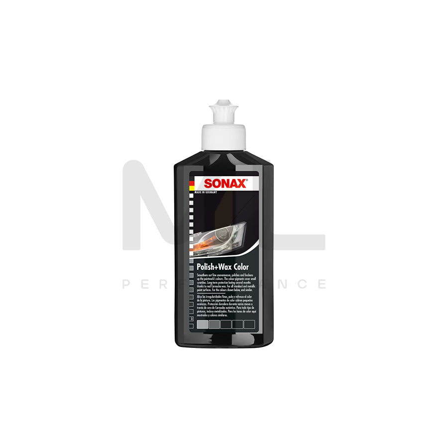 Sonax Polish + Wax COLOR Black 250ml | ML Performance Car Care