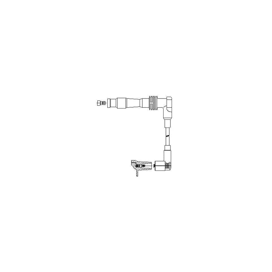 Bremi 180/50 Ignition Lead For Opel Kadett E Cc (T85)