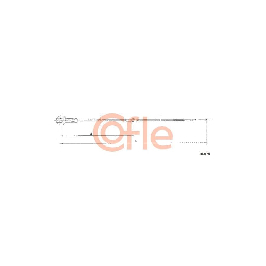 COFLE 10.078 Throttle Cable for VW TRANSPORTER | ML Performance UK Car Parts