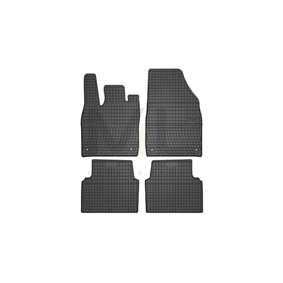 FROGUM Tailored, Basic 411388 Floor mat set for VW ID.3 (E11_) Elastomer, Front and Rear, Quantity: 4, Black | ML Performance Car Parts