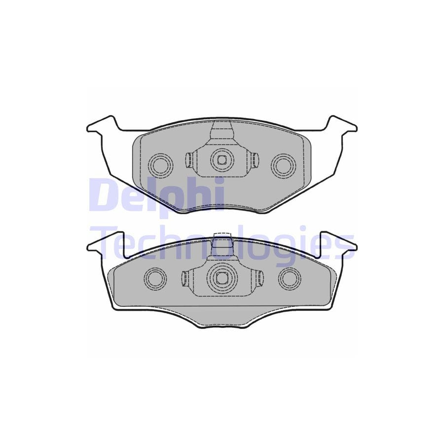 Delphi Lp1249 Brake Pad Set