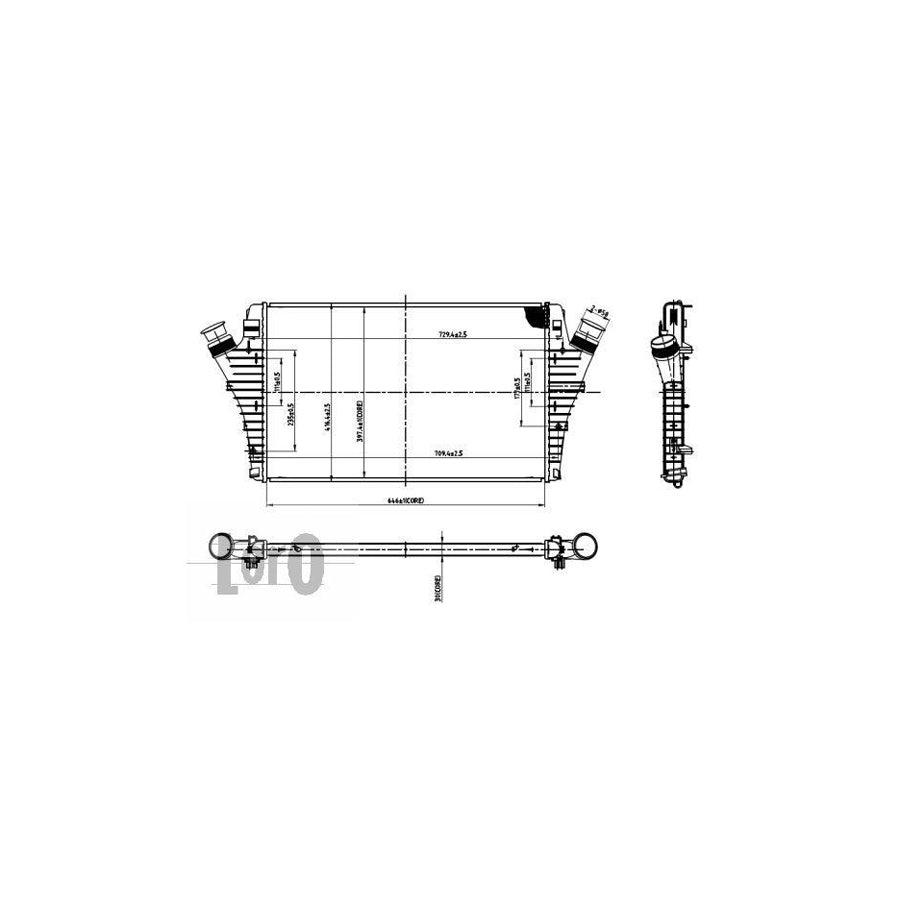 Abakus 0370180007 Intercooler | ML Performance UK