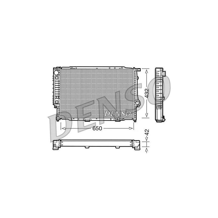 Denso DRM05057 Drm05057 Engine Radiator For Bmw 5 Series | ML Performance UK