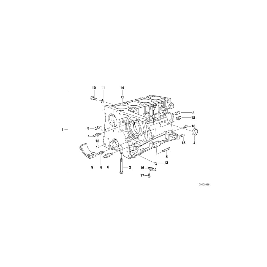 Genuine BMW 11112245727 E36 E38 E34 Cup (Inc. 325td, 325tds & 525td) | ML Performance UK Car Parts