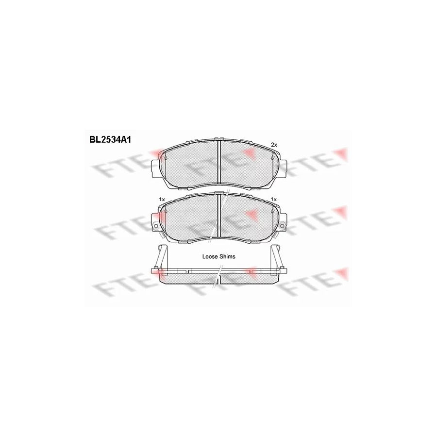 Fte BL2534A1 Brake Pad Set | ML Performance UK Car Parts