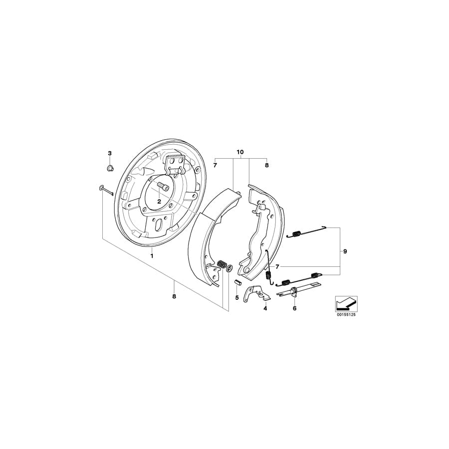 Genuine BMW 07119919660 E34 E12 Fillister-Head Screw M10X16-10.9 PHR (Inc. 316i 1.6, 318i & 316) | ML Performance UK Car Parts