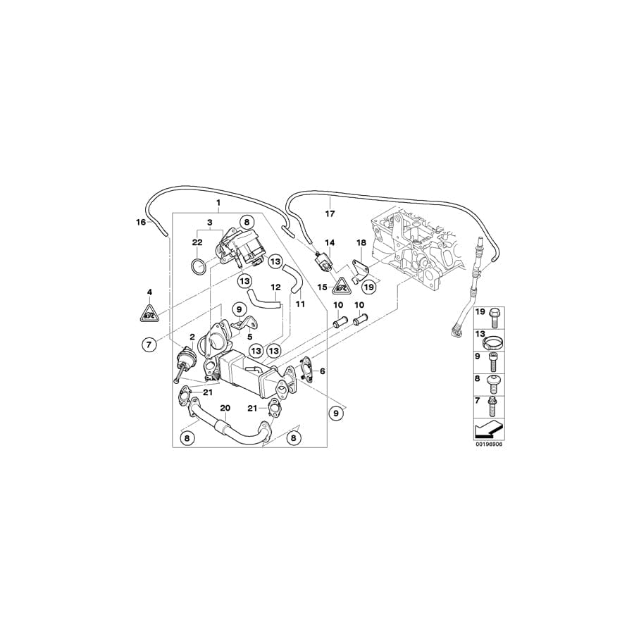 Genuine BMW 11718506450 E84 E83 Gasket Steel (Inc. X1 23dX, X3 2.0d & X1 18dX) | ML Performance UK Car Parts