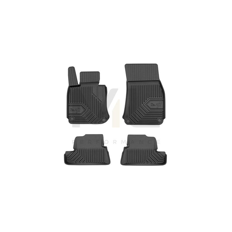 FROGUM Tailored, No.77 77425866 Floor mat set Elastomer, Front and Rear, Quantity: 4, Black | ML Performance Car Parts