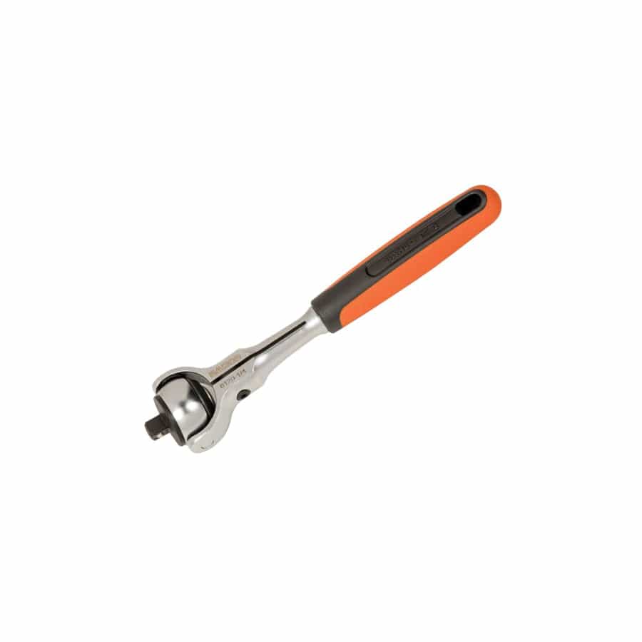 Bahco BAH812014 Swivel Head Ratchet 1/4in Drive | ML Performance UK