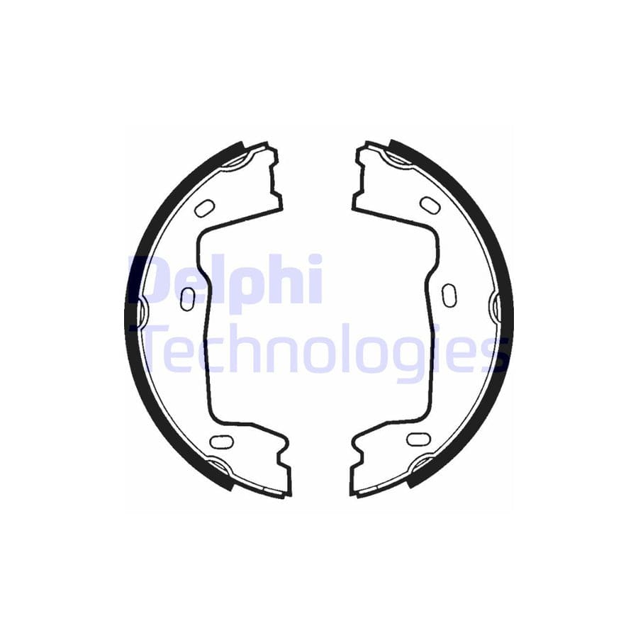 Delphi Ls1381 Handbrake Shoes