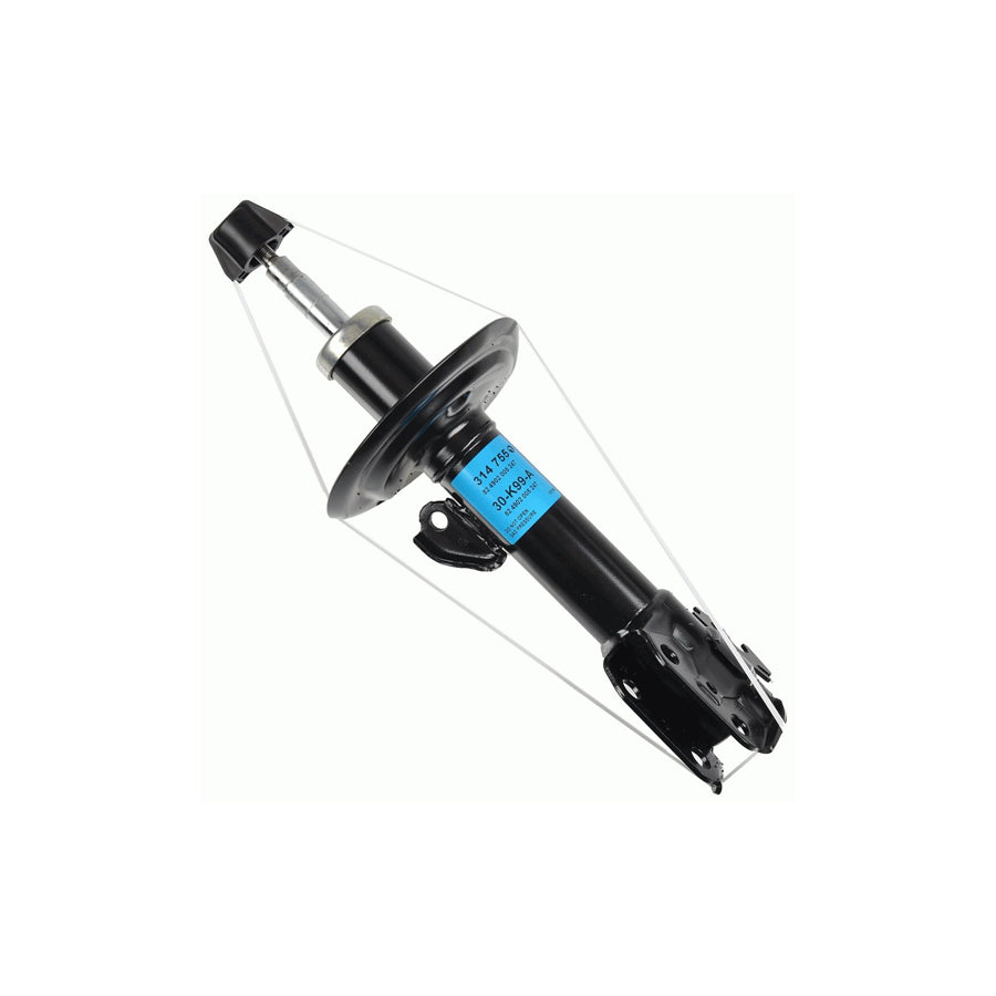 Sachs 314 755 Shock Absorber For Toyota Yaris Ii Hatchback (Xp9)