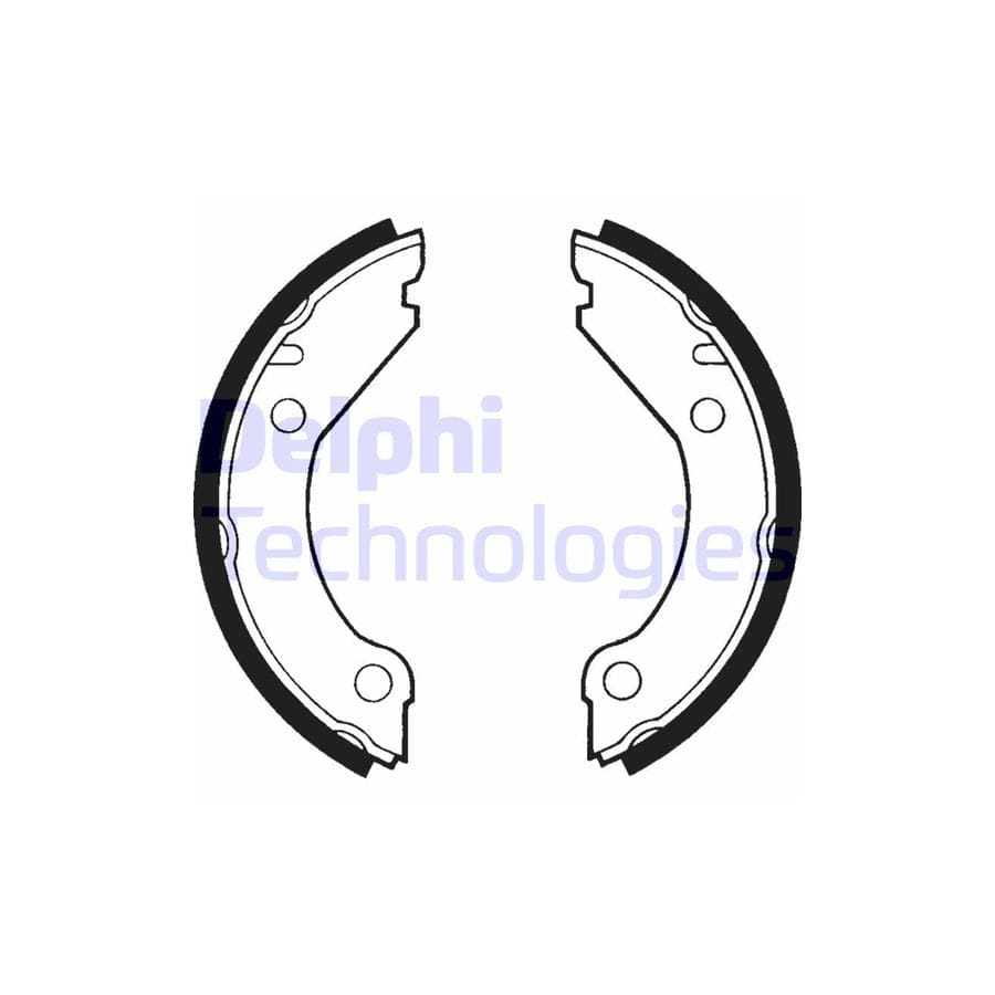 Delphi Ls1375 Handbrake Shoes