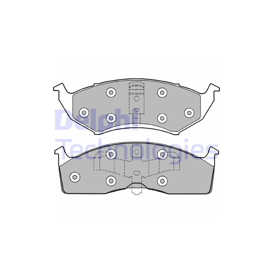 Delphi Lp1166 Brake Pad Set