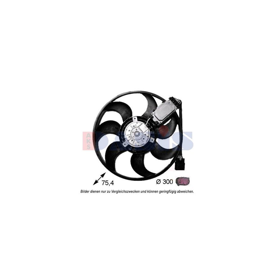 AKS Dasis 048068N Fan, Radiator | ML Performance UK