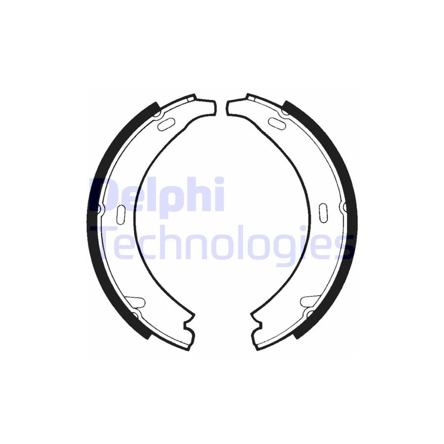 Delphi Ls1371 Handbrake Shoes