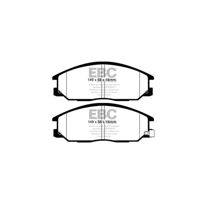 EBC PD40K2319 Ssangyong Ultimax Pad & Plain Disc Kit (Inc. Korando Sports Pick-up & Rexton) 2 | ML Performance UK Car Parts