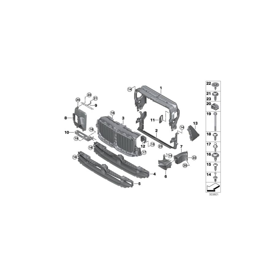 Genuine BMW 51748092885 G07 Air Humidifier, Left MPA/SHADOW-LINE (Inc. X7 M50dX & X7 M50iX) | ML Performance UK Car Parts