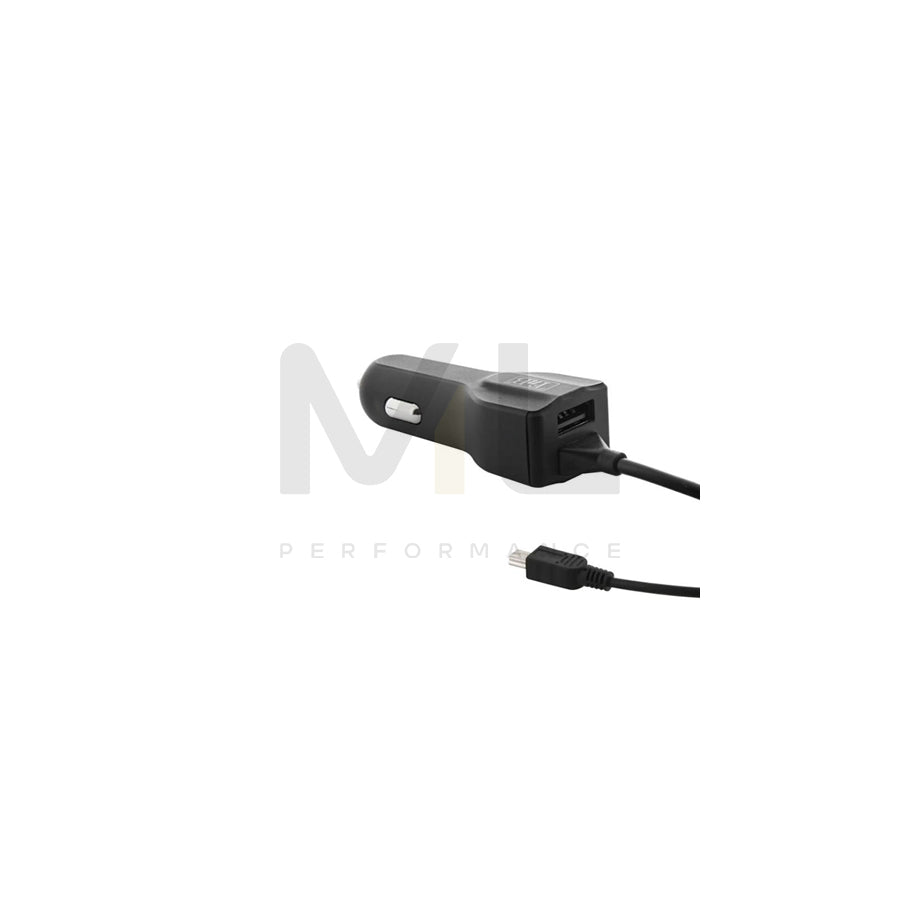 TnB 8690 In-car charger 12, 24V, 1.1m, Number of inlets/outlets: 1 USB, with mini USB plug, mini USB, Black | ML Performance Car Parts