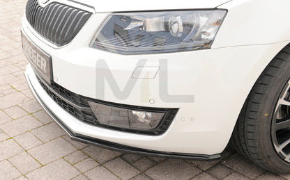 Rieger 00088107 Skoda 5E Octavia Front Splitter 5 | ML Performance UK Car Parts