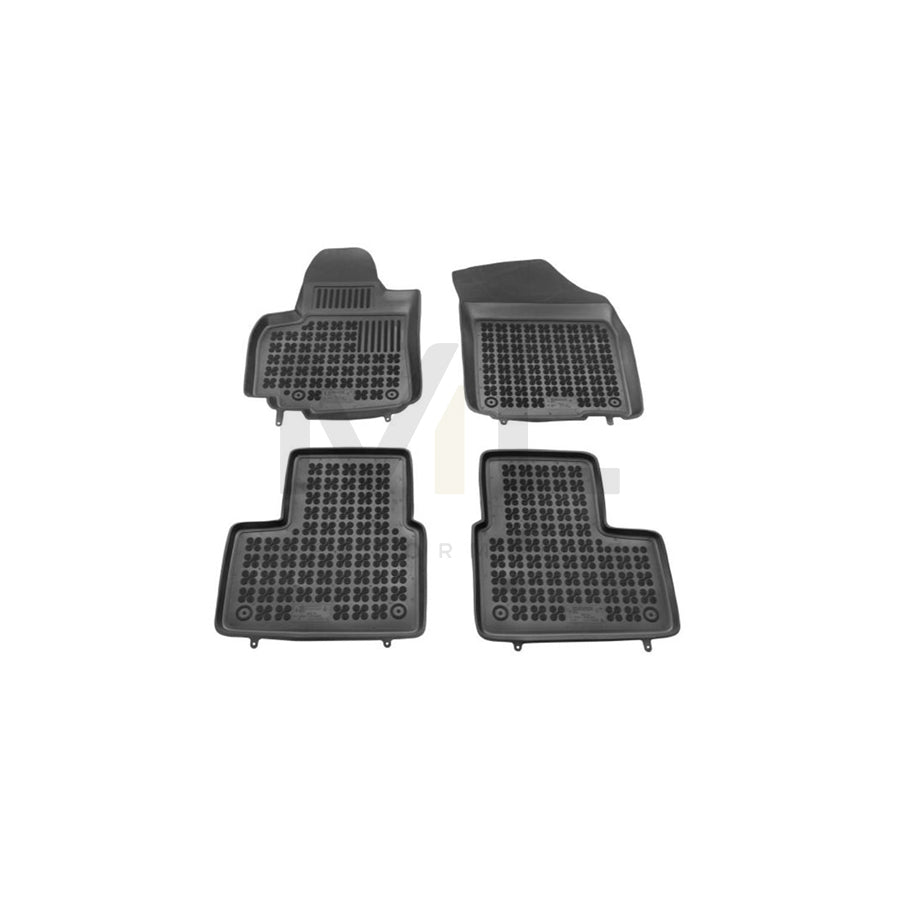 REZAW PLAST 201505 Floor mat set for FIAT Sedici (FY) Elastomer, Front and Rear, Black | ML Performance Car Parts