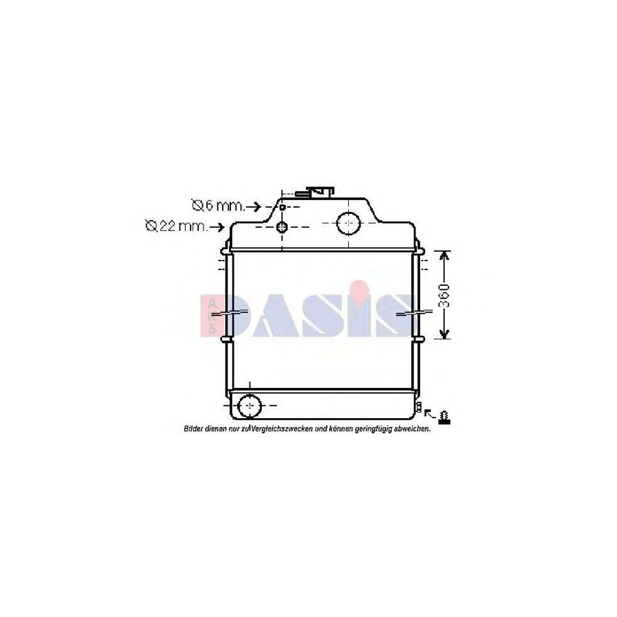 AKS Dasis 440114N Engine Radiator | ML Performance UK