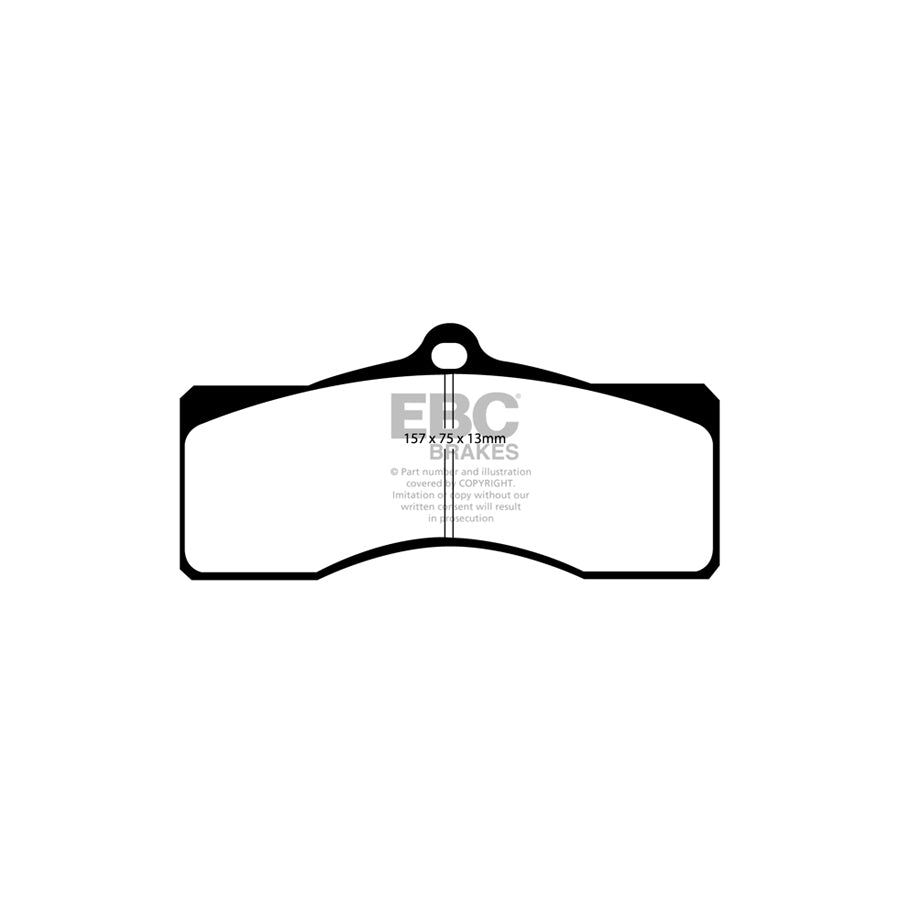 EBC PD01KF281 Chevrolet Corvette C3 Greenstuff Front Brake Pad & Plain Disc Kit  2 | ML Performance UK Car Parts