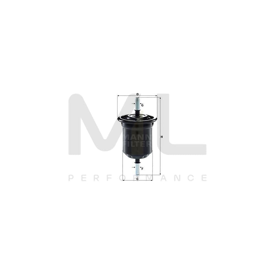 MANN-FILTER WK 6013 Fuel filter In-Line Filter | ML Performance Car Parts