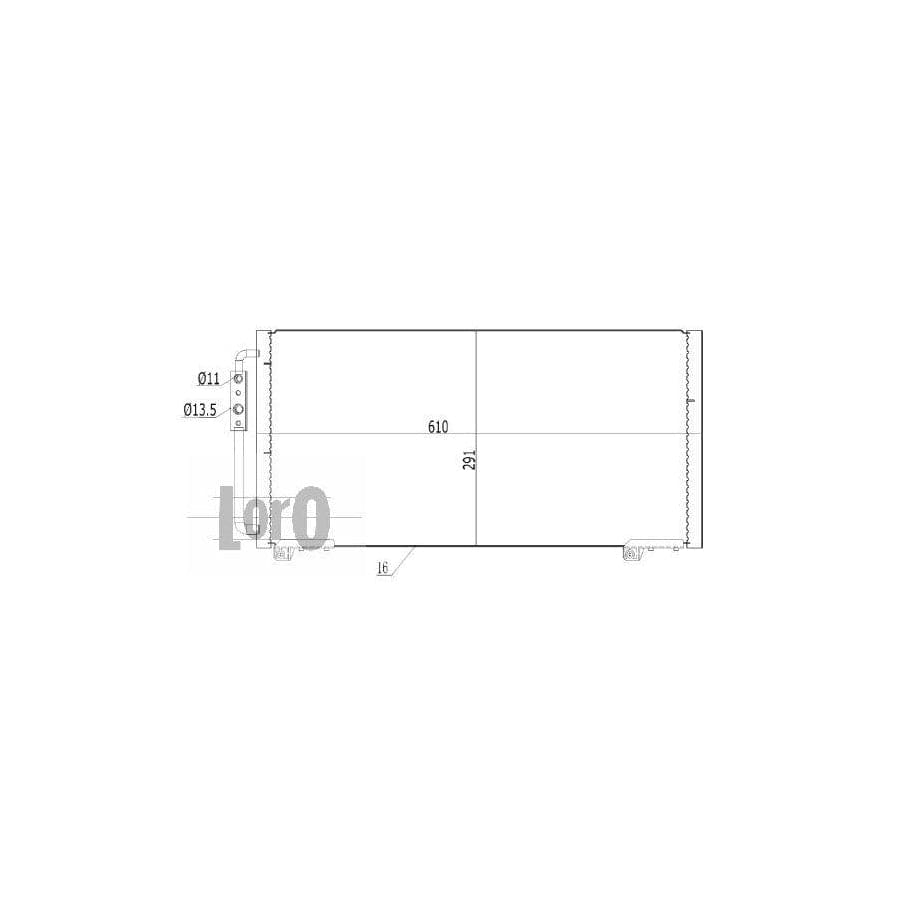 Abakus 0180160026 Air Conditioning Condenser | ML Performance UK