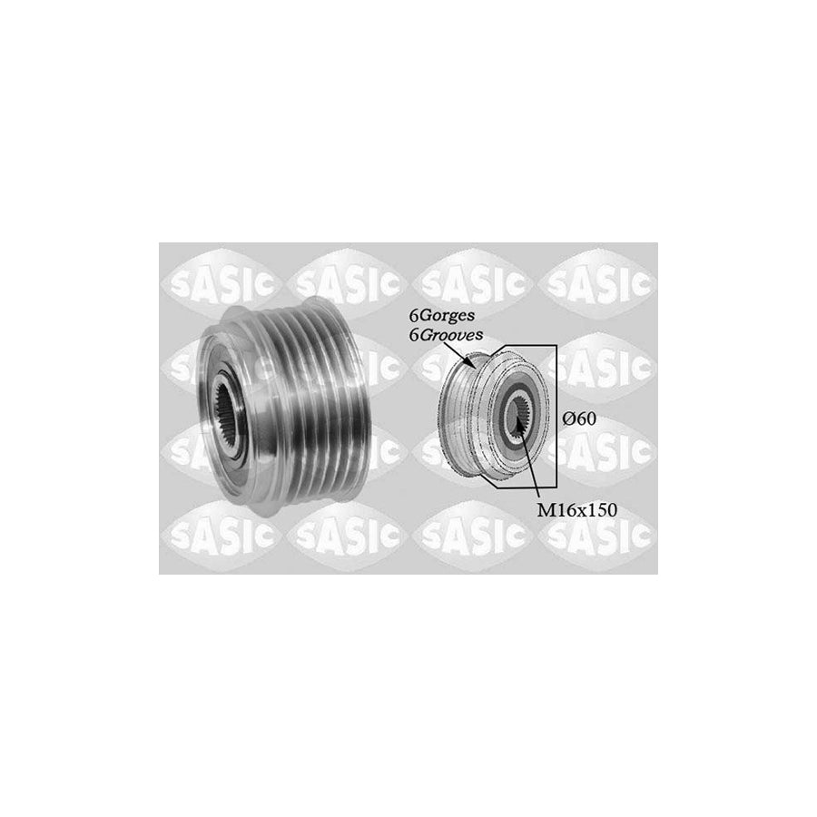 Sasic 1676025 Pulley, Alternator | ML Performance UK Car Parts