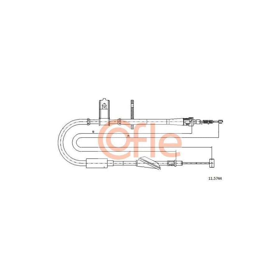 Cofle 11.5744 Hand Brake Cable