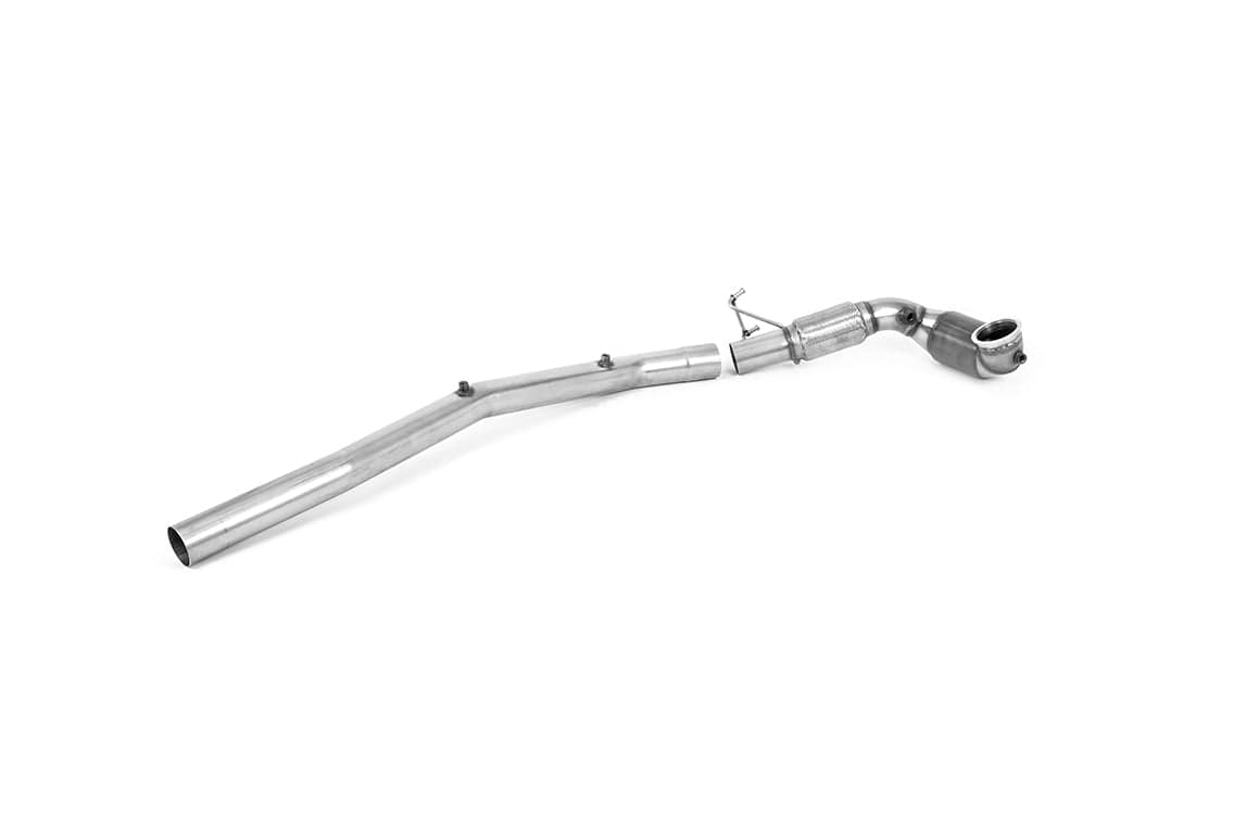 MillTek SSXVW638 Audi VW Large Bore Downpipe and Hi-Flow Sports Cat - Fits with Milltek OPF/GPF Back System Only (Inc. S3 & Golf)