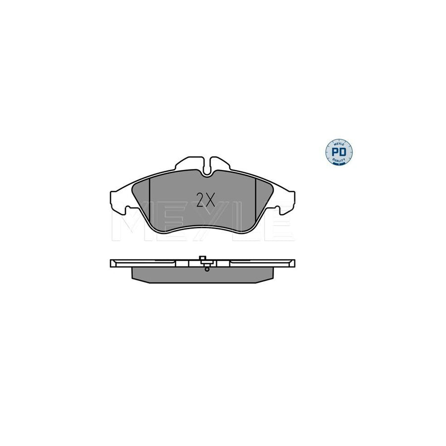 Meyle 025 215 7620/Pd Brake Pad Set