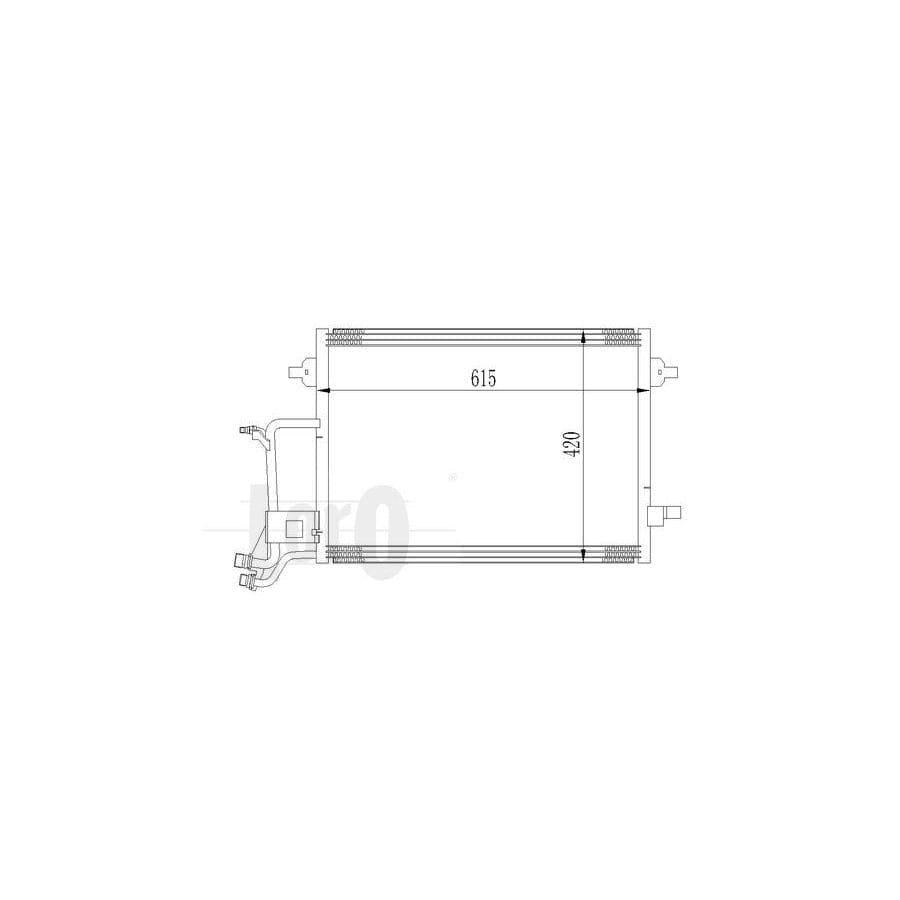 Abakus 0530160013 Air Conditioning Condenser | ML Performance UK