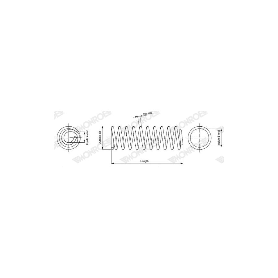 Monroe SP4086 Coil Spring