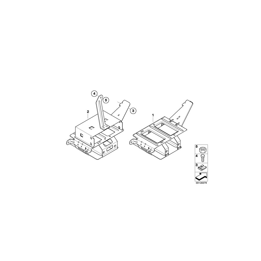 Genuine BMW 65503411774 E83 Bracket Navigation/Satellite Radio (Inc. X3 2.5i & X3 3.0i) | ML Performance UK Car Parts