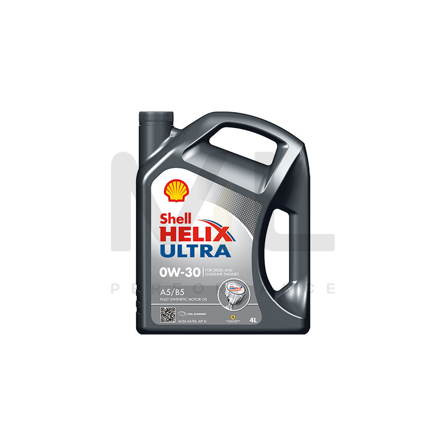 Shell Helix Ultra A5/B5 Engine Oil - 0W-30 - 4Ltr Engine Oil ML Performance UK ML Car Parts