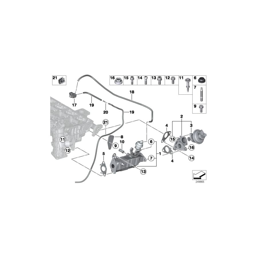 Genuine BMW 11717823317 Gasket Steel (Inc. One D, Cooper D ALL4 1.6 & Cooper D ALL4 2.0) | ML Performance UK Car Parts